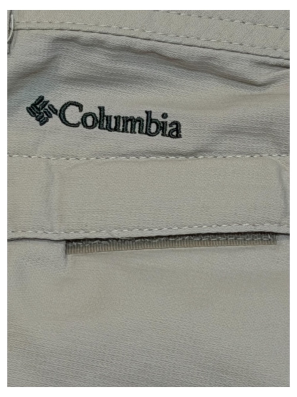 COLUMBIA Omni-Wick Hiking Cargo Shorts. Light Khaki 10" Inseam Size 6 EUC - Picture 8 of 8